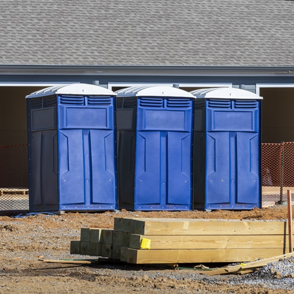 how do i determine the correct number of portable toilets necessary for my event in Manton